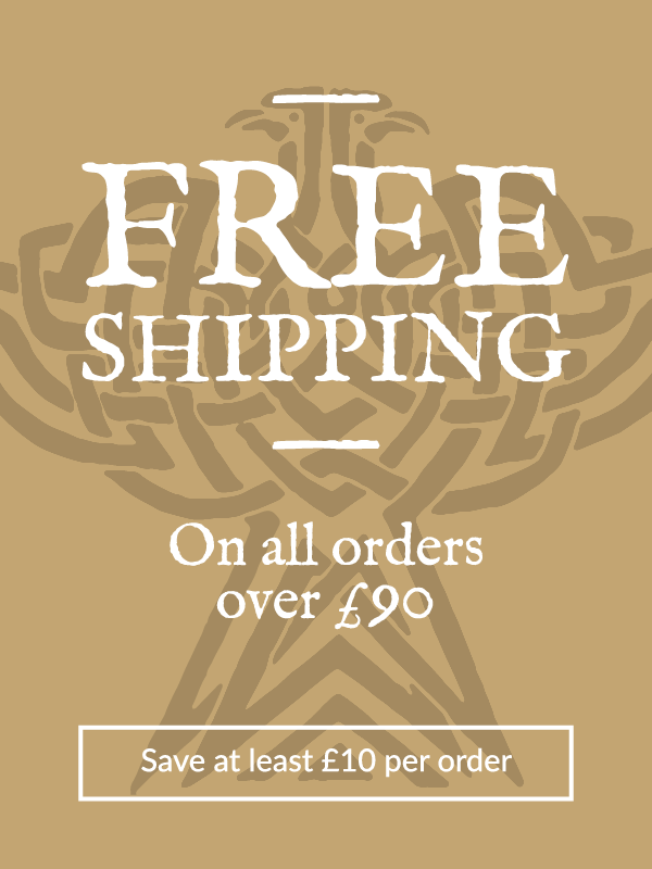 Free shipping on all orders over £90. Save at least £10 per order.