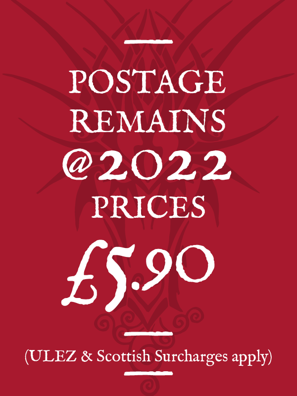 Postage remains @ 2022 prices - £5.90 (ULEZ and Scottish Surchages apply)